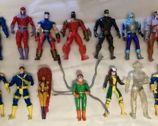CCM014 Fourteen Vintage Super Hero Action Figures