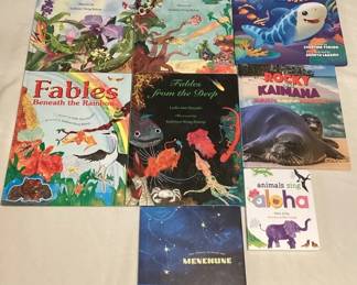 CCM041 Eight Children’s Hawaiian Hardcover Books 