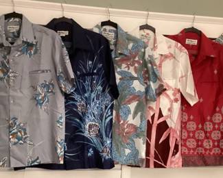 CCM033 Six Vintage Men’s Tori Richard Aloha Shirts