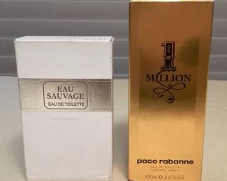 CCM090 Men’s Dior Eau Sauvage & 1 Million Paco Rabanne Eau De Toilette Sprays New
