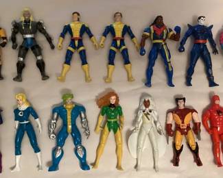 CCM015 Fifteen Vintage Super Hero Action Figures