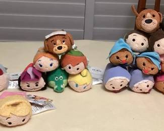 CCM058 Twenty-Five Snow White, Sleeping Beauty, Peter Pan & Cinderella Tsum Tsum Plushies 
