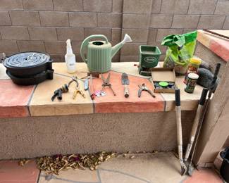 Garden Tools And Watering Can