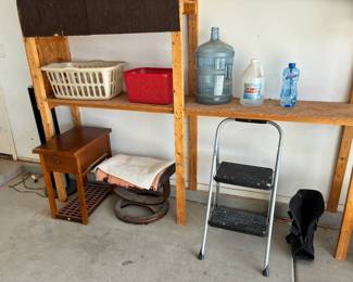 Side Table Chair And Step Stool