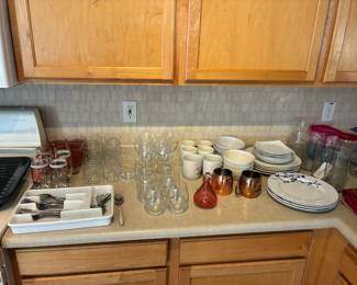 Glassware Dishes And Flatware