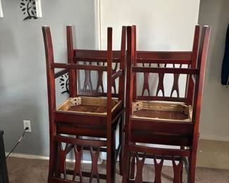Stacked Dining Chairs