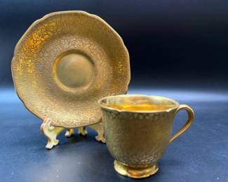Gold encrusted teacup