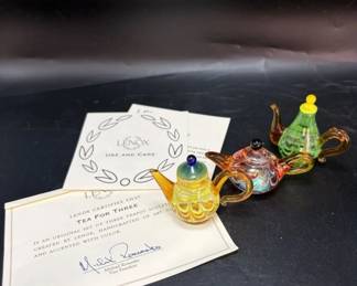Lenox ‘tea for three’ in original box with certificate of authenticity