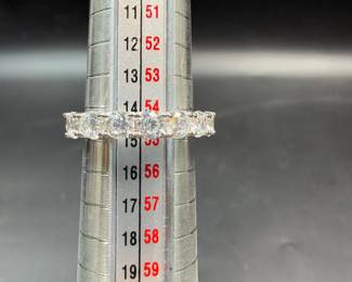 Sterling silver cz ring