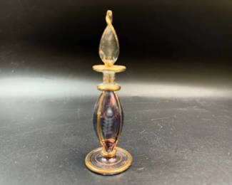 Hand blown Egyptian perfume bottle