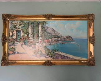 Very large oil painting