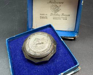Sterling silver pill box