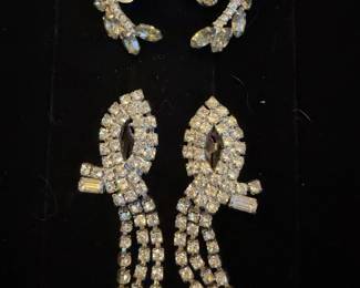 Vintage clip on earrings