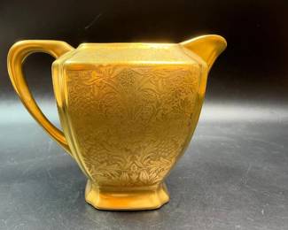 Gold encrusted creamer