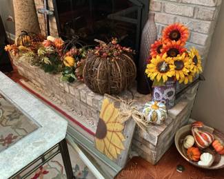 Florals and baskets for fall