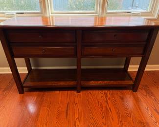 Solid wood sofa table