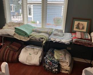 Lots of linens