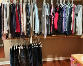 Shirts, blouses, tops and pants
