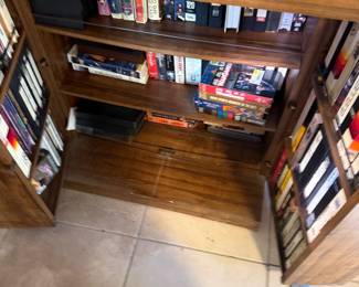 VHS Movies & Cabinet