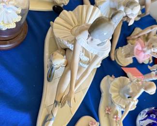 Vtg Lladro` Rose Ballet Figurine