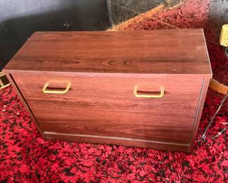 Small Shoe Cabinet, bench opens
