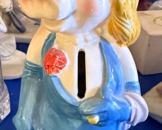 Vtg Miss Piggy Coin Bank