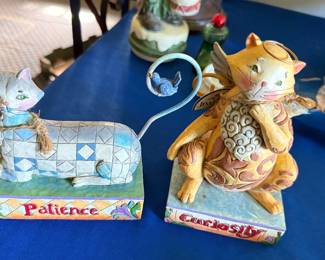 Vtg Jim Shore Cat Statues
