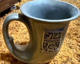Vtg Michelob Horn Beer Stein