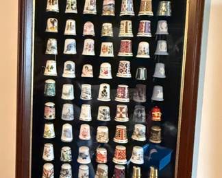 Vtg Thimble Collection