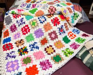 Beautiful Crocheted Quilt