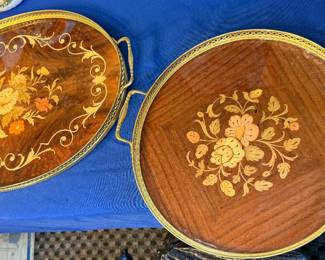 Vtg Serving Trays, nice