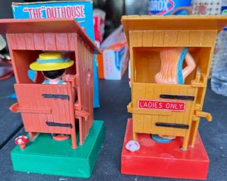 Vtg Gag Outhouses