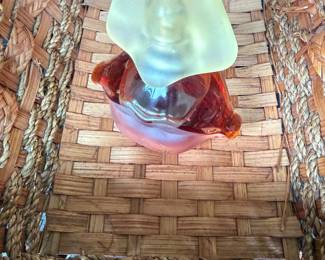 Vtg Salvador Dali Perfume Bottle, has some perfume in it