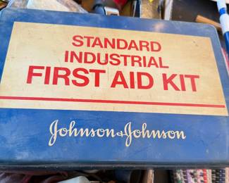 Vtg First Aid Kit Johnson & Johnson