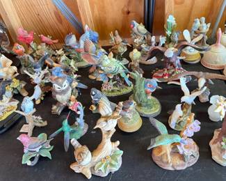 Vtg Porcelain Birds