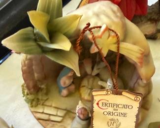 Vtg Nuova Capodimonte Nativity Scent Italy
