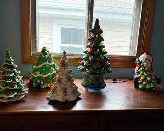 VTG Ceramic Christmas Trees