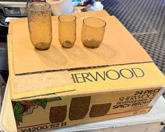Vtg Sherwood Glassware