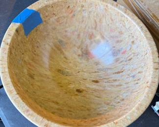 Vtg Confetti Texas Ware Mixing Bowl