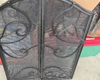 Pottery Barn Fireplace Screen