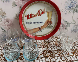 Lot 2: Vintage 12” Utica Club Beer Tray