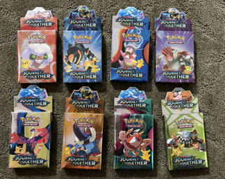 Lot 3: 8 Pokemon Trading Card Game Deck Boxes