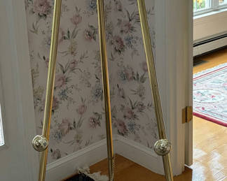 Lot 46: Tall Brass Style Easel