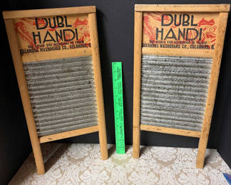 Lot 55: 2 Vintage Washboards