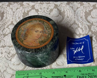 Lot 10: Edna Hibel Trinket Box