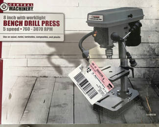 Lot 24: Factory Sealed! 8” Bench Drill Press