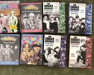 Lot 59: Lot of 3 Stooges DVDs