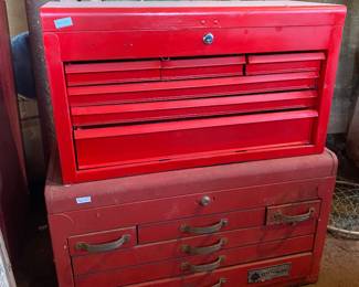Many more tool boxes than pictured!