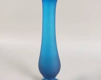 594 Lot 523 Vintage Westmoreland Blue Mist satin frosted