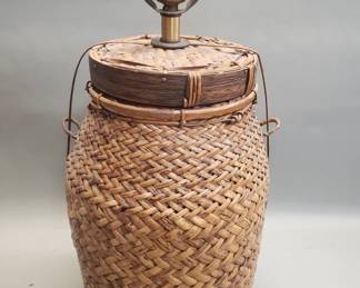 284 Lot 331 Vintage table lamp converted from a traditional